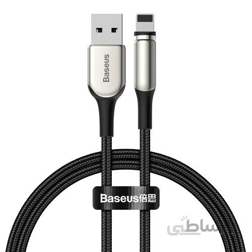 کابل مگنتی لایتنینگ بیسوس Baseus Zinc Magnetic CALXC-I01 طول 2 متر توان 1.5 آمپر