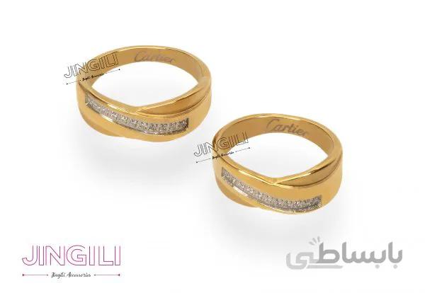 انگشتر ست مدل کارتیه 1 کد rs004