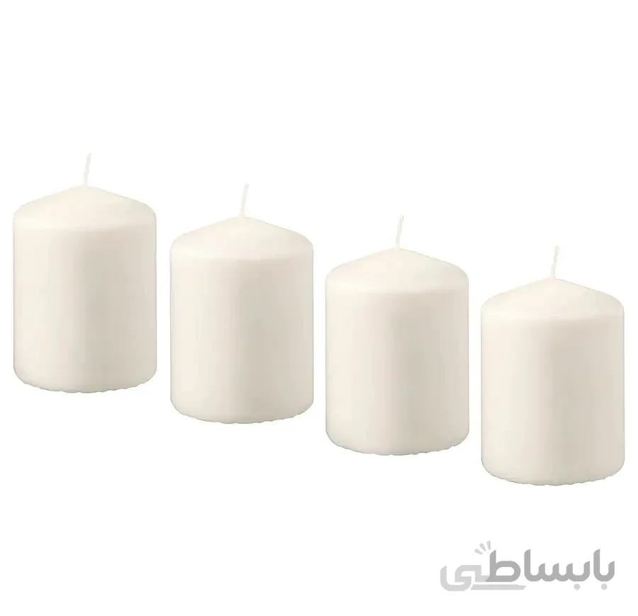 بررسی مشخصات و قیمت خرید شمع چهارتایی ایکیا ikea hemsjo کد 70124262