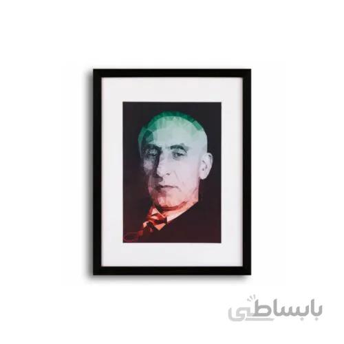 تابلو دکتر مصدق طرح سه بعدی