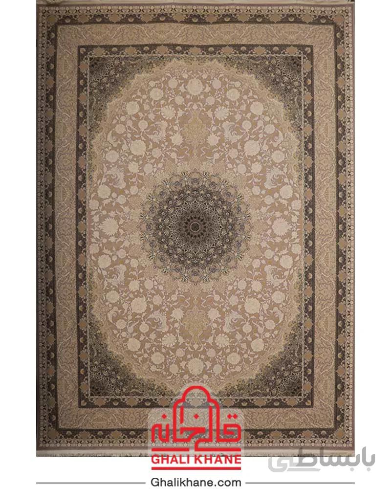 فرش مدرن طرح وینتیج 1200 شانه گیتا فیلی دودی