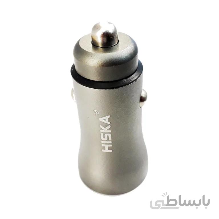 شارژر فندکی هیسکا مدل Hiska KL-C31 به همراه کابل