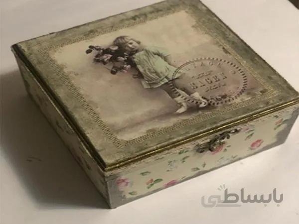 باکس چوبی طرح دختر