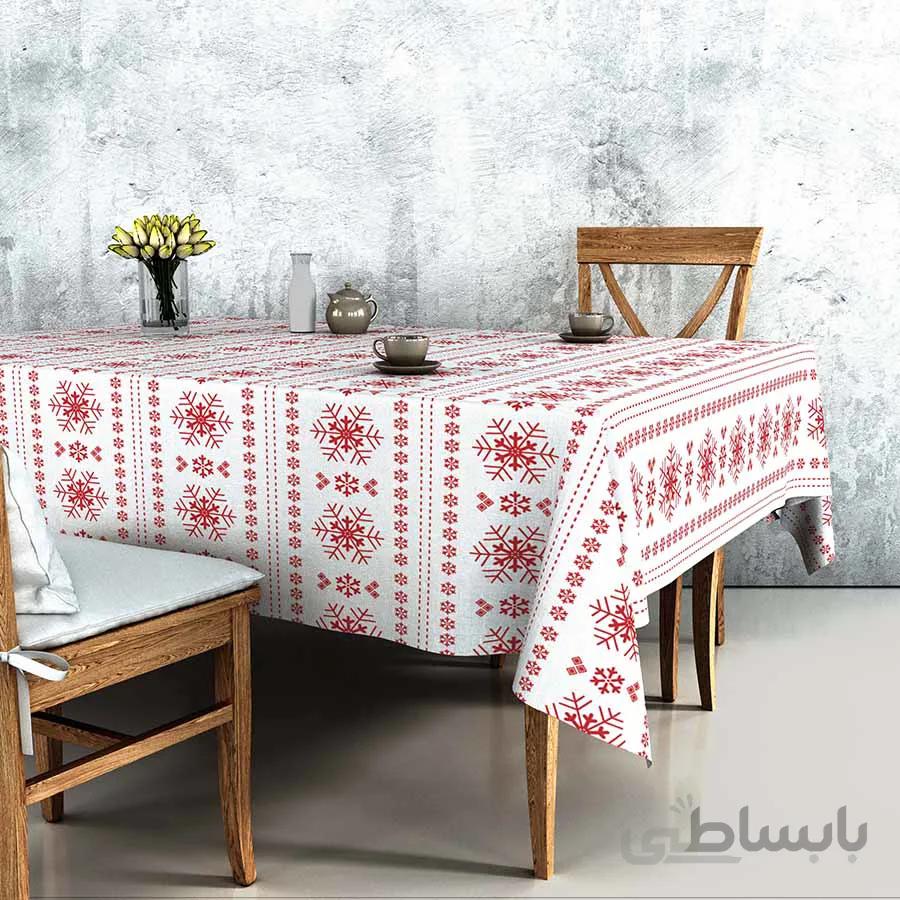 سفره طرح دانه برف مدل SF033