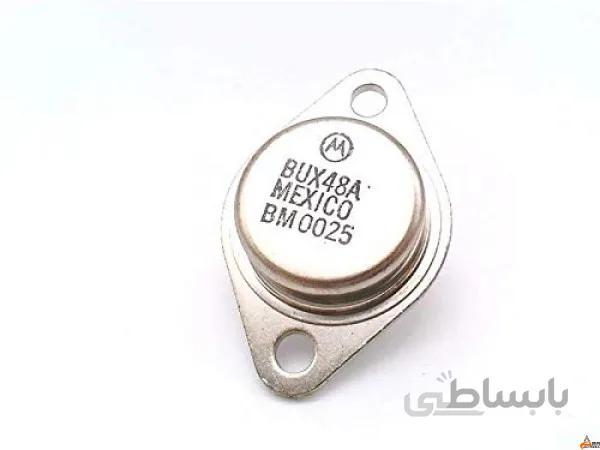 ترانزیستور BUX48A اصلی - تیپ: TO-3 - توضیحات: ولتاژ 450 ولت / جریان 15 آمپر / توان 175 وات
