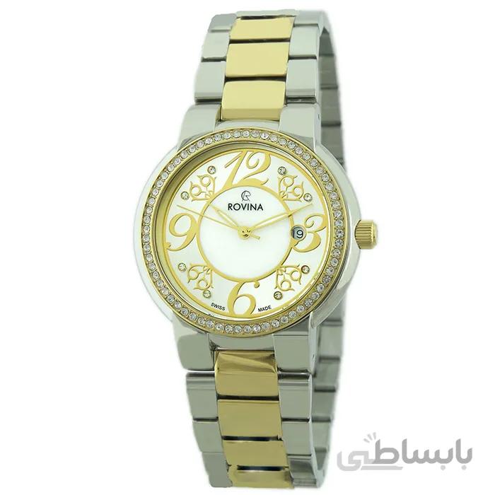 ساعت مچی زنانه روینا مدل 5141L2BW ا ساعت مچی زنانه روینا مدل 5141L2BW