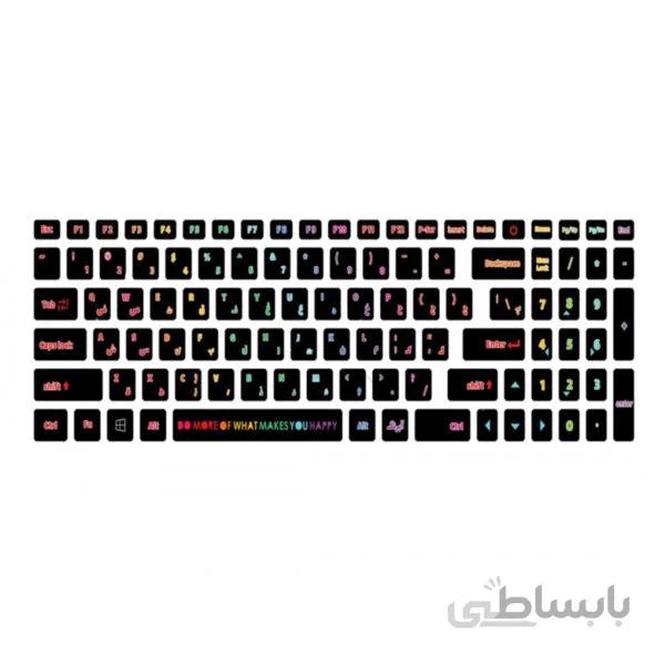 استیکر کیبورد طرح مشکی