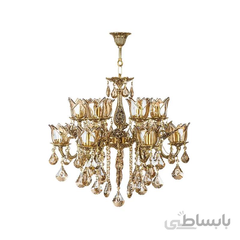 لوستر چشمه نور 12 شعله کد C2515/6 ا Cheshmeh Noor C2515/6 Twelve flames Chandelier