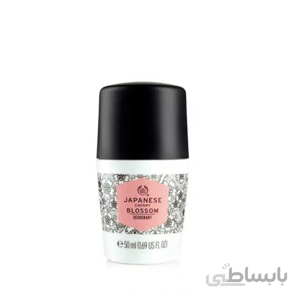 دئودرانت بادی شاپ مدل japanese blossom در حجم 50میلی لیتر ا Japanese blossom body shop deodorant 50ml