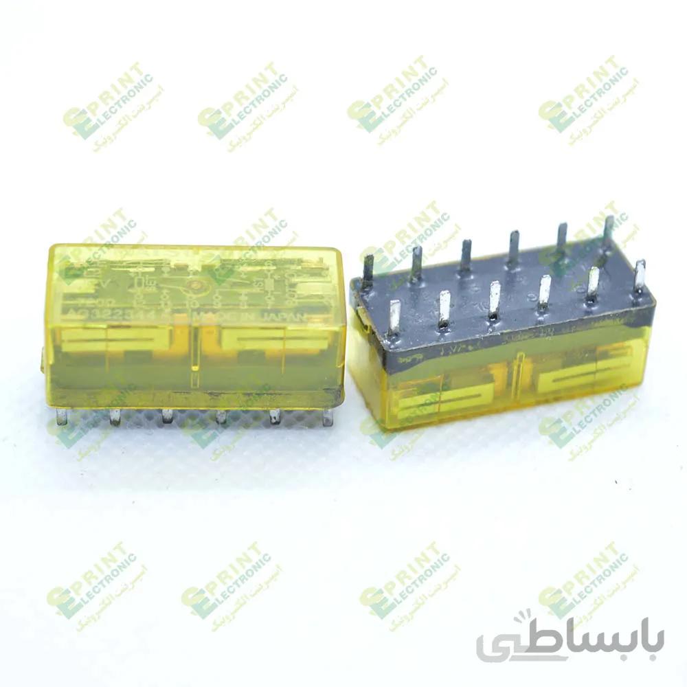 رله 12 ولت مخابراتی لچ 12 پایه 4 آمپر Matsushita S2E-L2-12V