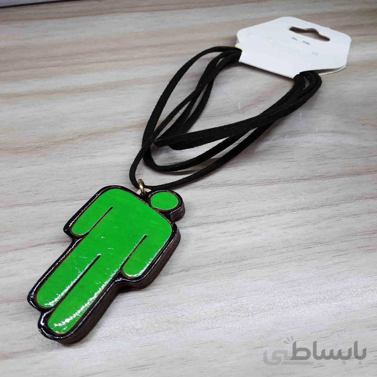 گردنبند بیلی آیلیش طرح چوبی