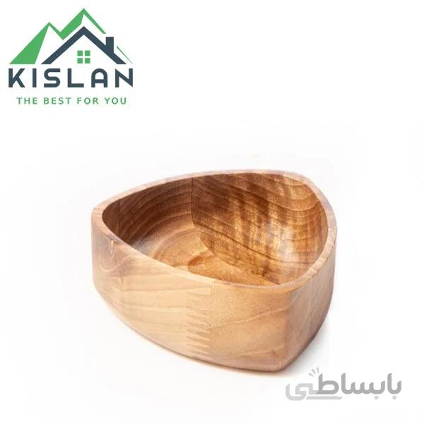 کاسه مثلث چوبی سایز 17 آماهوم