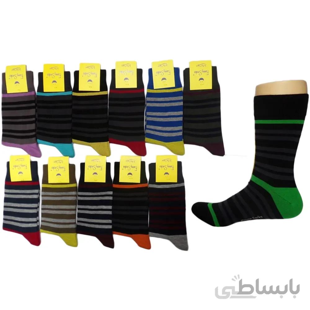 جوراب ساق بلند مردانه Funny Socks کد 141