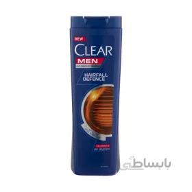 شامپو مردانه ضدشوره تقویت کننده مو مدل Hair Fall Defense کلیر 400 میل