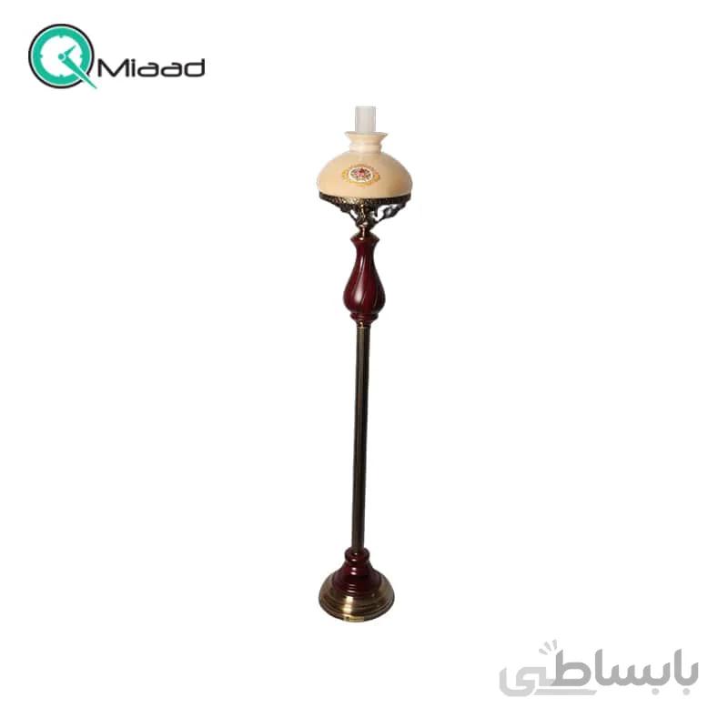 آباژور ایستاده چوبی گلدن گیفت طرح گردسوز مدل 521