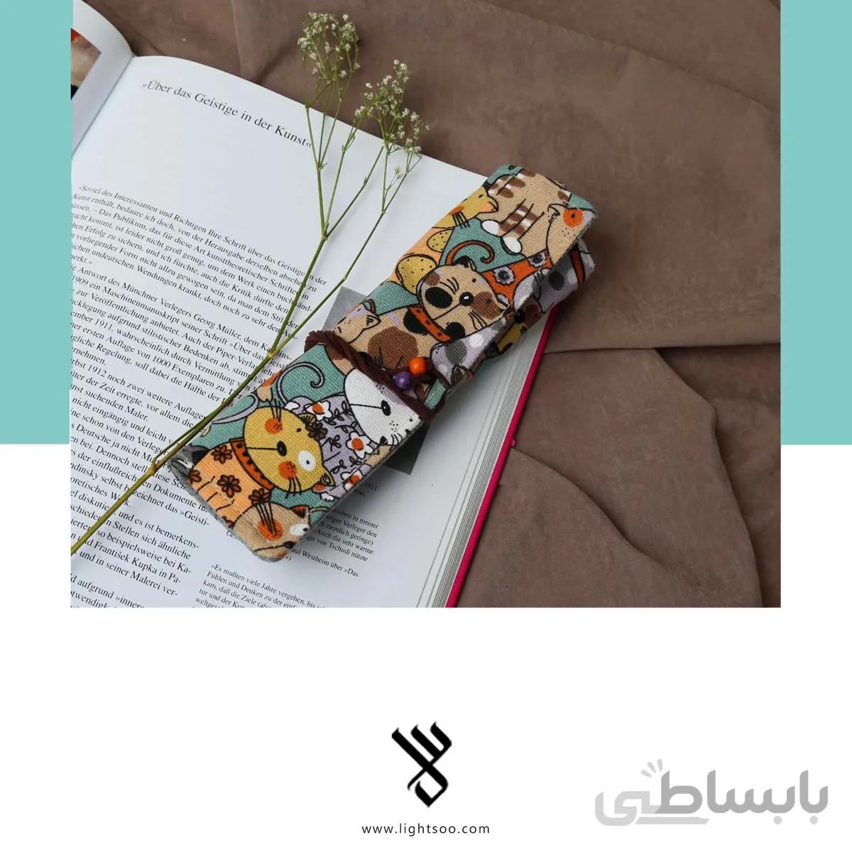 جامدادی رولی هنری طرح گربه