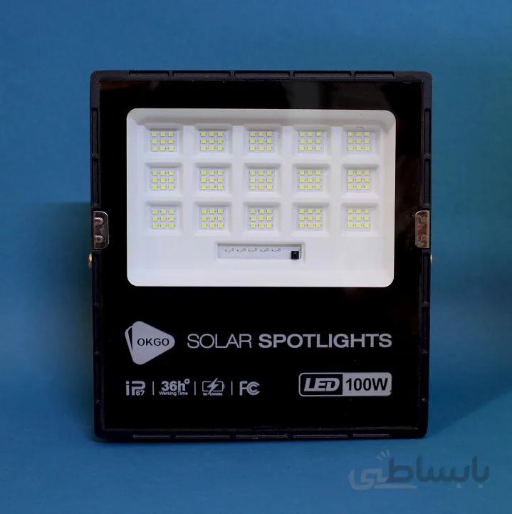 پروژکتور خورشیدی 100 وات مدل OKGO FA-8100