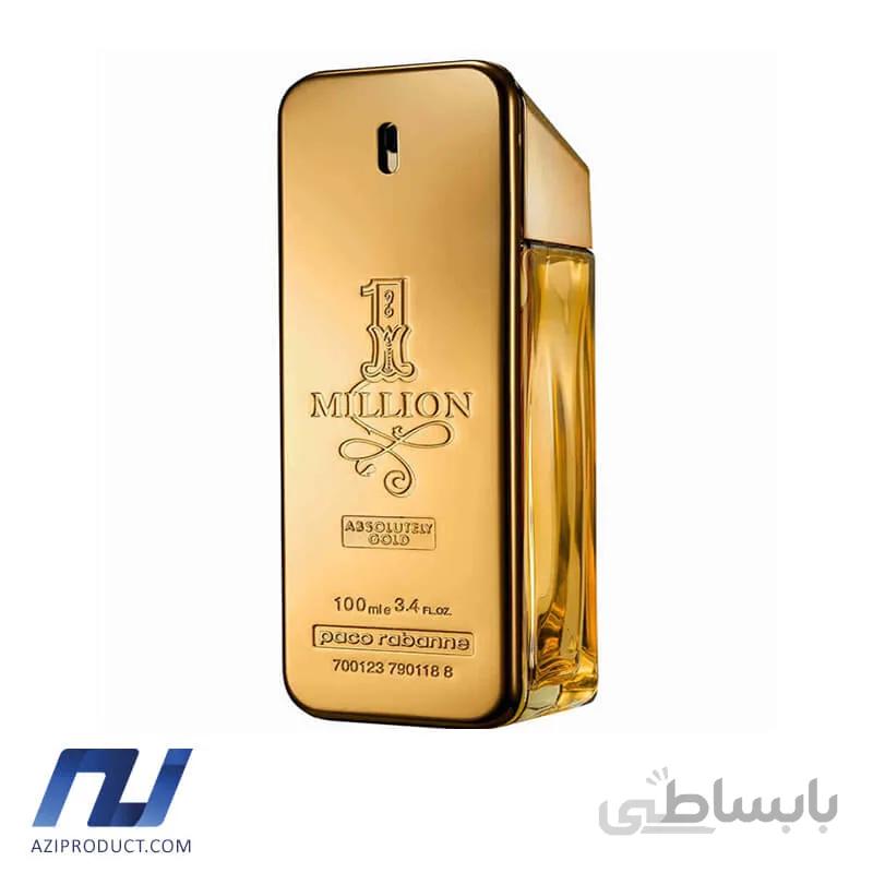 پرفیوم مردانه پاکو رابان مدل 1Million Absolutely Gold حجم 100 میل
