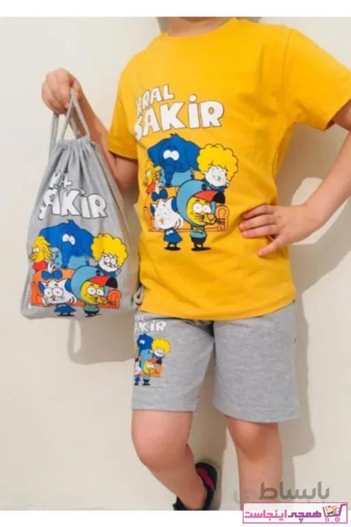 ست لباس بچه گانه ترک مجلسی برند gamzelimbutik رنگ زرد ty82694542