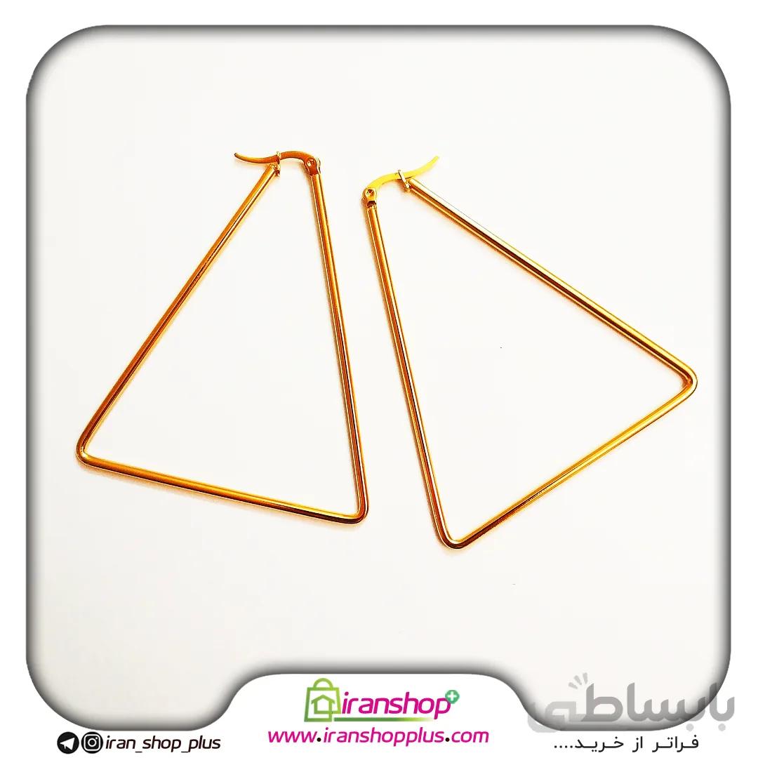 گوشواره مدل مثلثی کد AZG02 گالری زیورآلات ایران شاپ