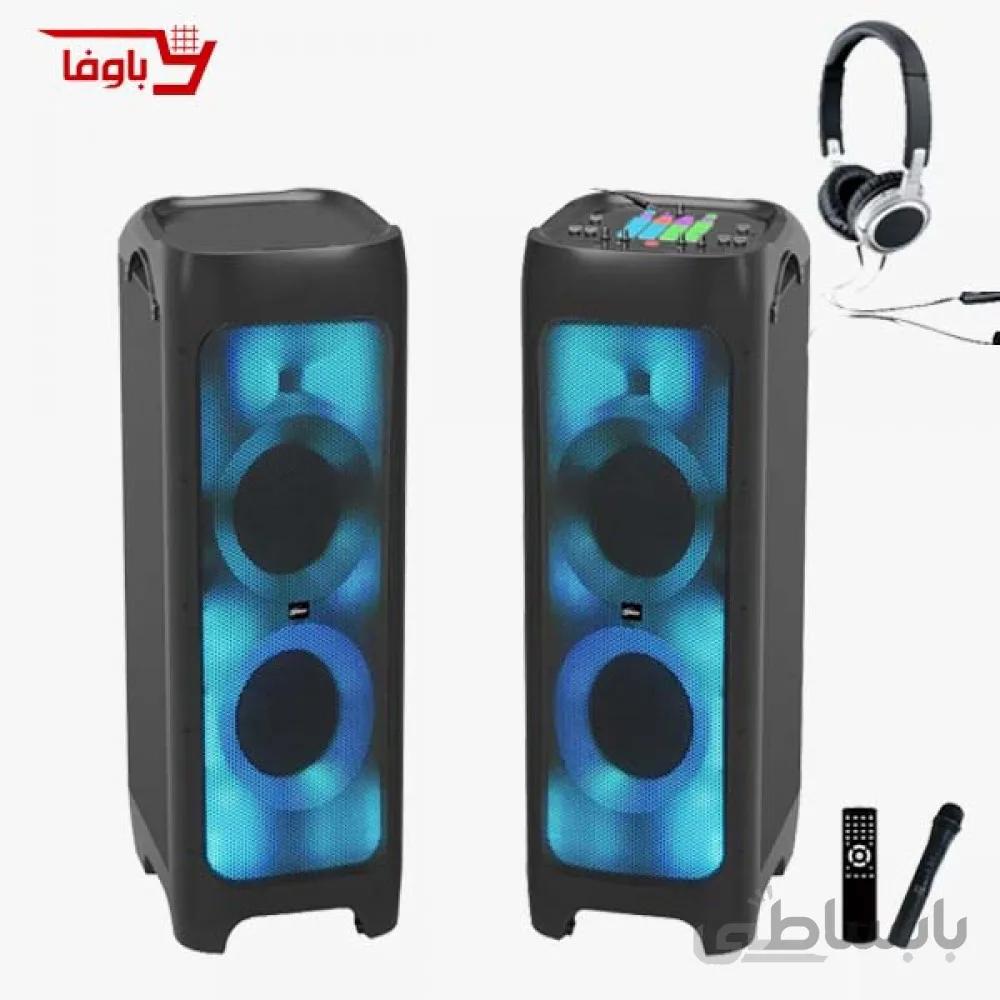 اسپیکر حرفه ای ویکر VKER | مدل پارتی باکس TSC 8B-B | با میکروفن