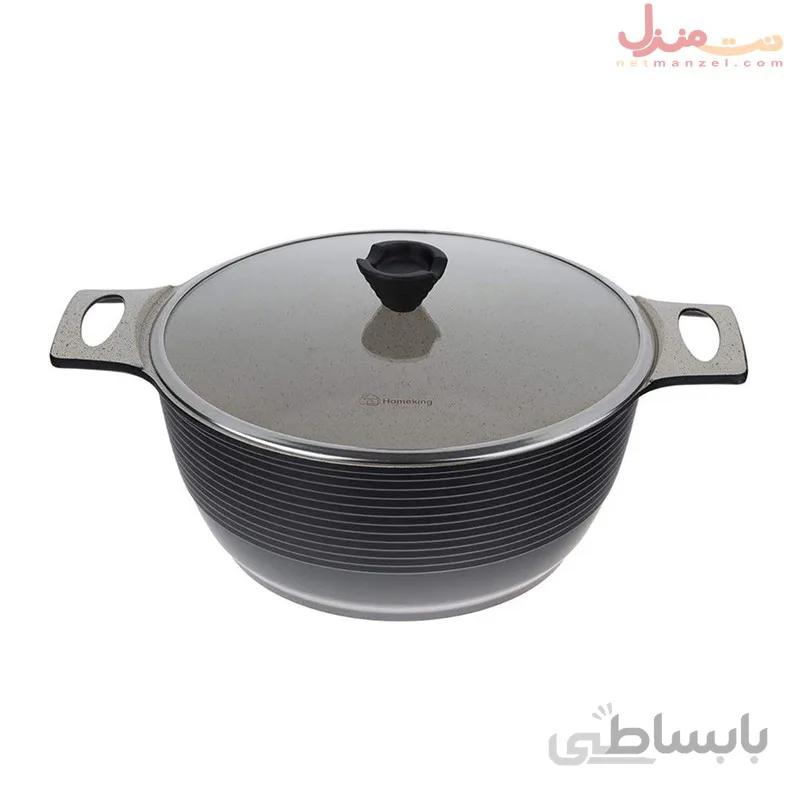 قابلمه 32 هوم کینگ مدل Granite Plus مشکی