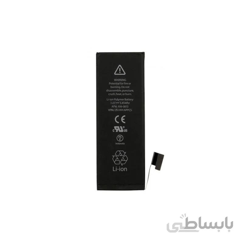 باطری موبایل اپل iPhone 5 با ظرفیت 1440mah غیر اصل
