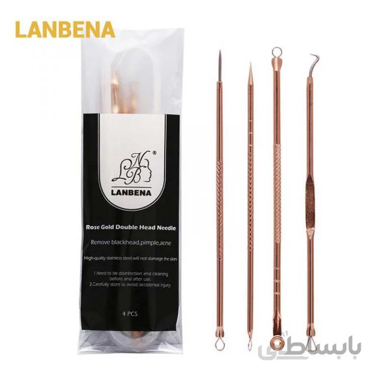 ست تیر کومدون طلای 4 تکه لانبنا LANBENA