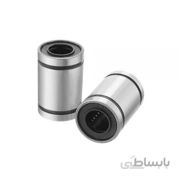 بلبرینگ خطی LM10UU با پوشش نیکل / Lm10uu 10x19x29mm nickel plated anti rust