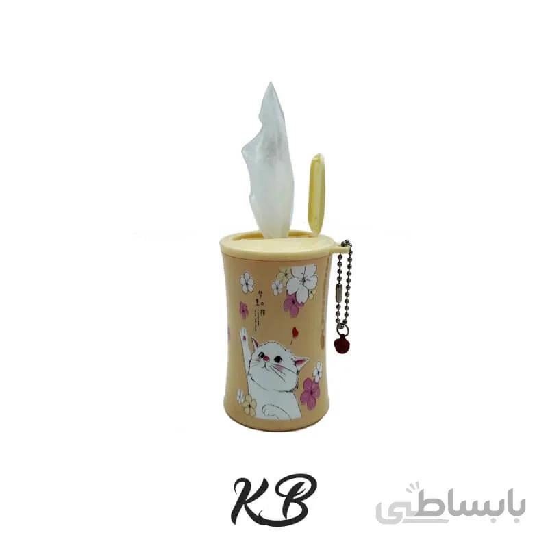 دستمال مرطوب طرح گربه