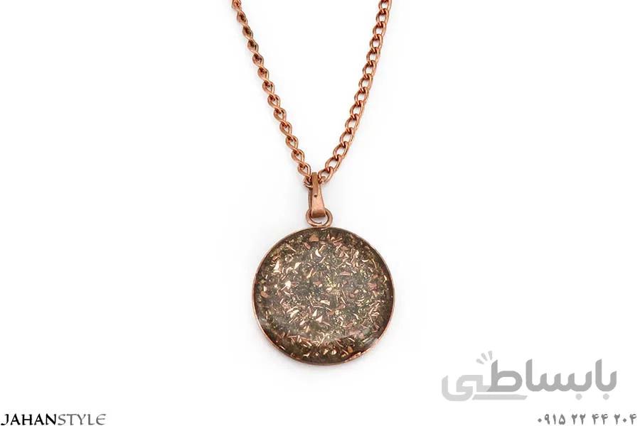 گردنبند مسی دخترانه