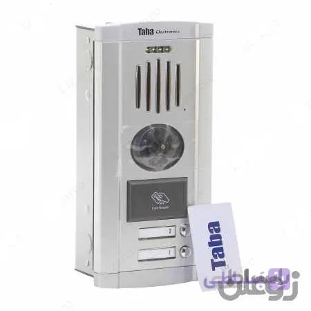 پنل آیفون تصویری کارتی 2 واحدی \r\n - تابا الکترونیک
