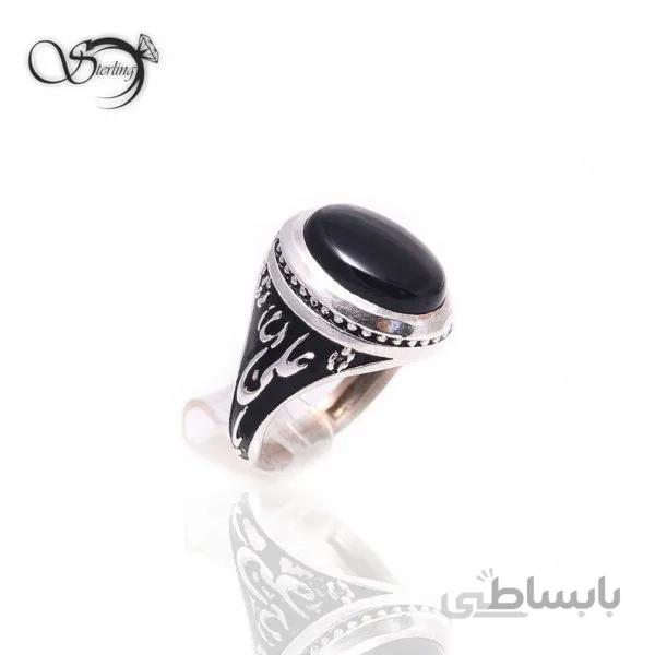 انگشتر نقره مردانه یا علی کد:۱۴۳۷