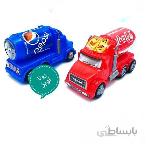 اسباب بازی ماشین کامیون نوشابه پپسی و فانتا