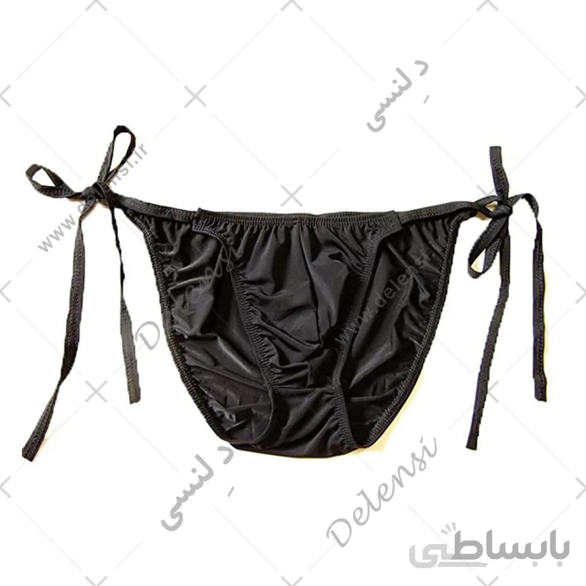 شورت مردانه فانتزی کنار بندی قرمز ومشکی
