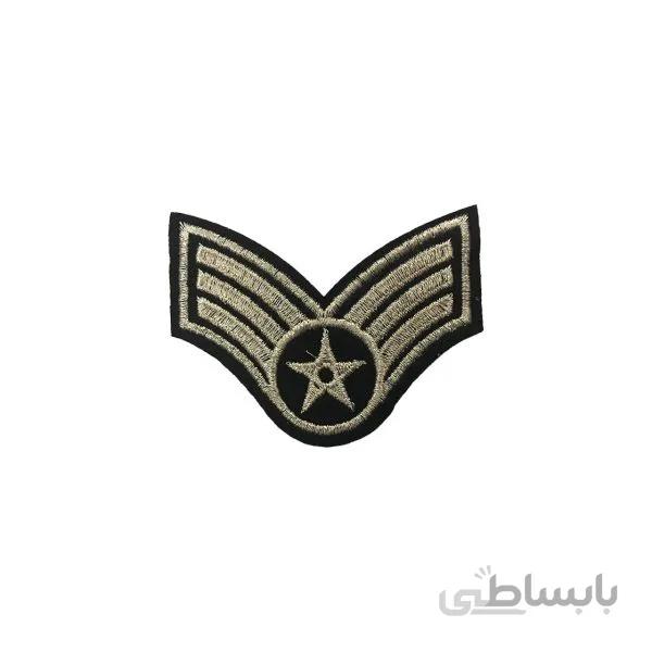 اتیکت لباسی طرح ارتشی کد 1437E