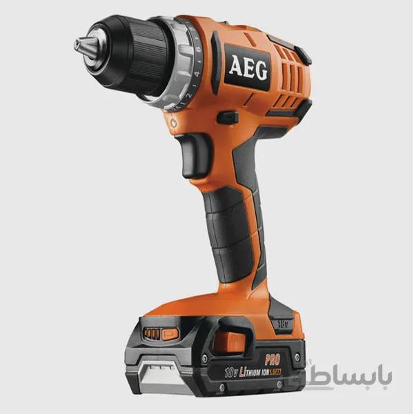 دریل پیچ گوشتی شارژی AEG مدل BSB18CLI-X02C ا AEG cordless screwdriver drill model BSB18CLI-X02C