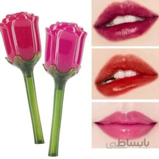 رژ آرت اسکین طرح گل (قرمز)