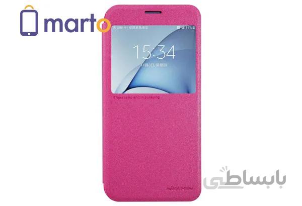 کیف نیلکین سری اسپارکل NEW LEATHER مناسب برای گوشی سامسونگ A8 2016 ا Nillkin Sparkle Series New Leather case for Samsung Galaxy A8 (2016)