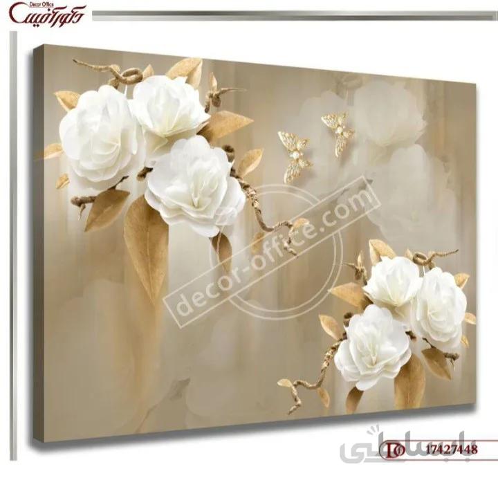 تابلو گل سه بعدی 7448 ا Flower table 7448