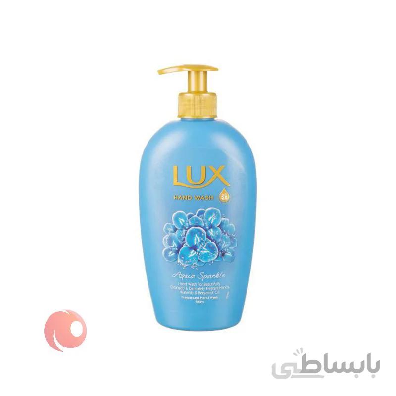 مایع دستشویی لوکس مدل نیلوفرآبی و ترنج مقدار 500 میلی لیتر ا Lux Aqua Sparkle Hand Washing Liquid 500 ml