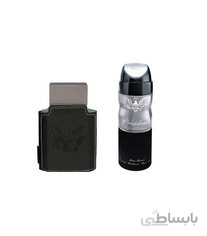 ست عطر و اسپری مردانه امپر پرزیدنت آفیشیال Emper Presidente Official Edition gift set for men