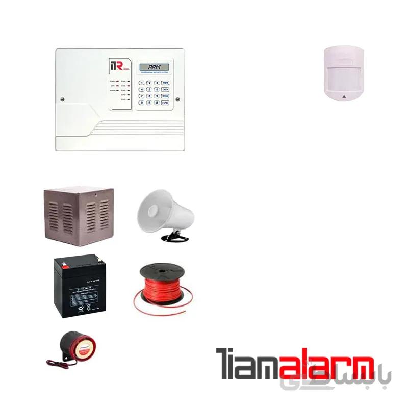 پکیج دزدگیر اماکن باسیم مدل آی تی آر سیم کارتی و تلفنی I50H61