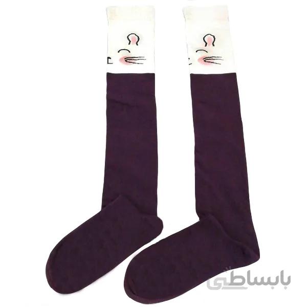 جوراب بلند فانتزی زنانه طرح خرگوش کد PH450