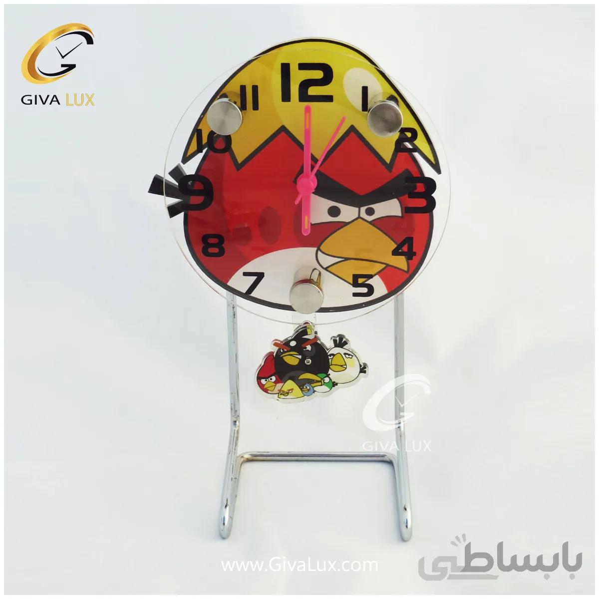 ساعت رومیزی صفحه طرح انگری برد پسرانه