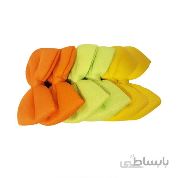 کش مو پاپیونی مجموعه 6 عددی کد 03