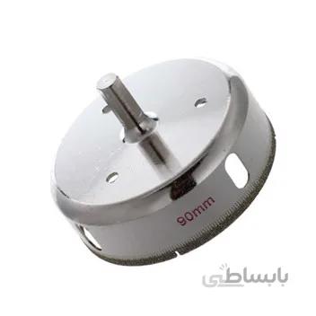 گرد بر سرامیک و شیشه 90 میلیمتر ا Hole Saw Diamon 90 mm