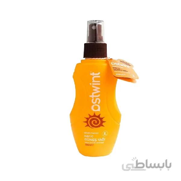 اسپری روغن آفتاب استوينت - Ostwint با رایحه هويج و حجم 200ml