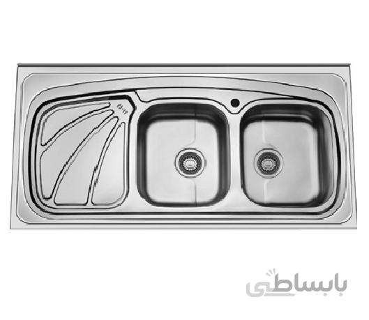 سینک ظرفشویی آرنا استیل مدل S2 ا Arena steel dish washing sink model S2