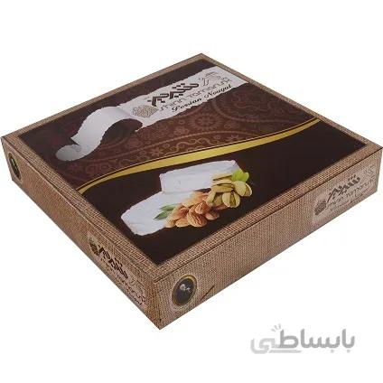 گز شیرین 28% مخلوط آردی پسته و بادام 450 گرمی